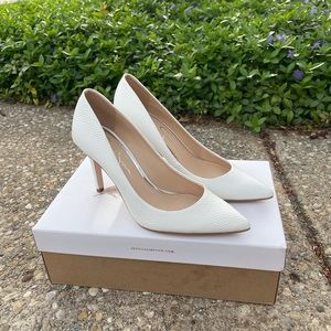 Classic White Jessica Simpson Pumps